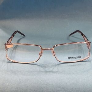 Roberto Cavalli Rose Gold Eyeglasses
